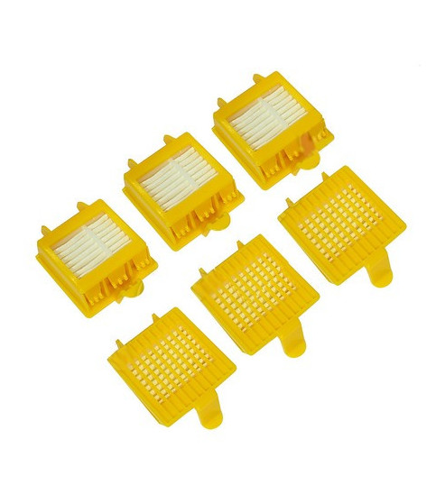 Kit 6 filtres aspirateur Roomba 700 iRobot 21899