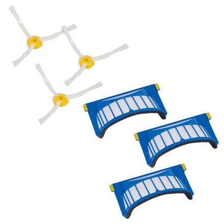 Kit filtres brosses aspirateur Roomba 600 iRobot 4501352