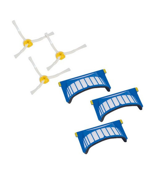 Kit filtres brosses aspirateur Roomba 600 iRobot 4501352
