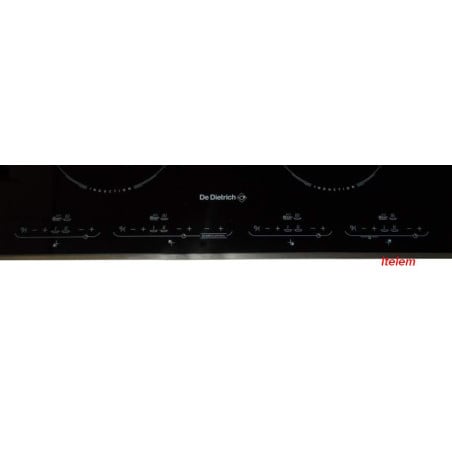 Dessus verre vitrocéramique table induction DTI305XE1 De Dietrich 74X9823
