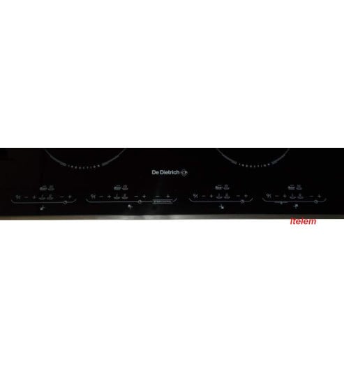 Dessus verre vitrocéramique table induction DTI305XE1 De Dietrich 74X9823
