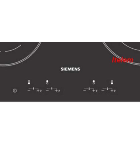 Dessus verre vitrocéramique table induction Siemens 00477100