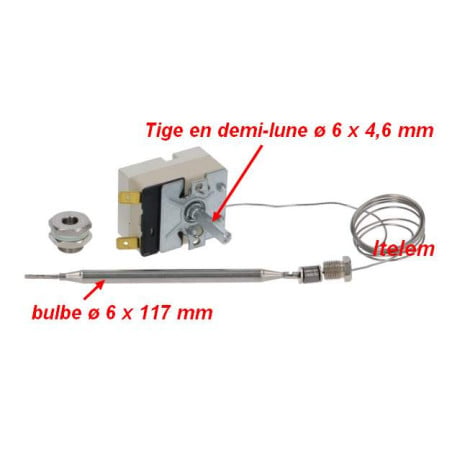 Thermostat monophase Bartlett Lincat 5513032260