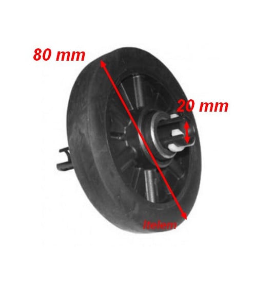 Axe galet tambour sèche-linge Whirlpool 481252898003