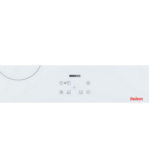 Dessus verre vitroceramique table cuisson Beko 190261687