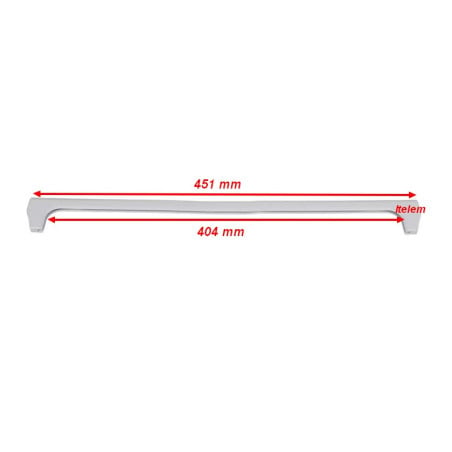 Profil avant clayette réfrigérateur Beko 4617490200