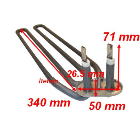 Resistance cuve 2200W lave vaisselle Electrolux 048228