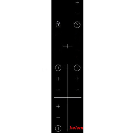 Dessus verre vitroceramique table cuisson Brandt AS0006584