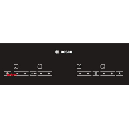 Dessus verre vitroceramique table cuisson PKN811E14E Bosch 00682778