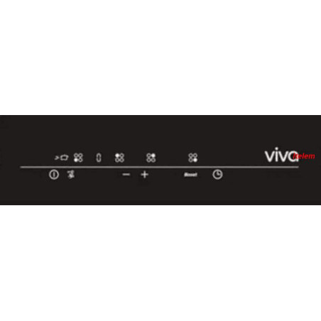 Dessus verre vitroceramique table induction VVK26I55C0 Viva 00771560