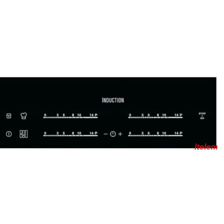 Dessus verre vitrocéramique table induction Electrolux 140045278011