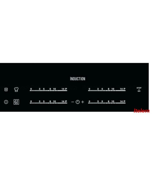 Dessus verre vitrocéramique table induction Electrolux 140045278011