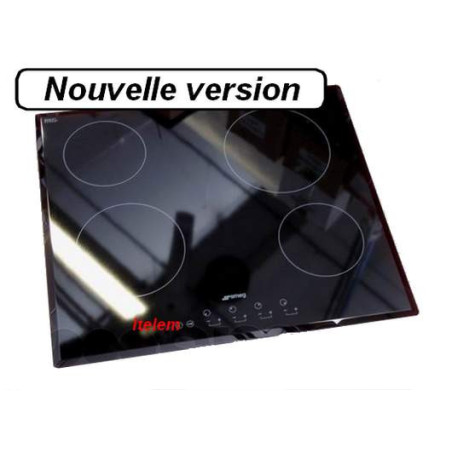 Dessus verre vitroceramique table cuisson  SE2640TCE Smeg 695615078