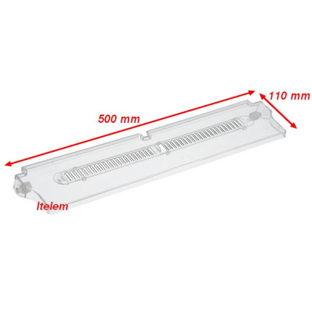 Volet de clayette bac legumes refrigerateur Siemens 00442857