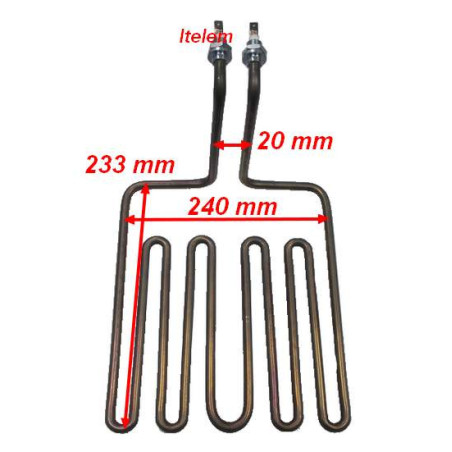 Resistance friteuse Euromax 7102450