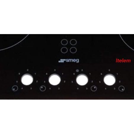 Dessus verre vitroceramique table cuisson Smeg 695615734