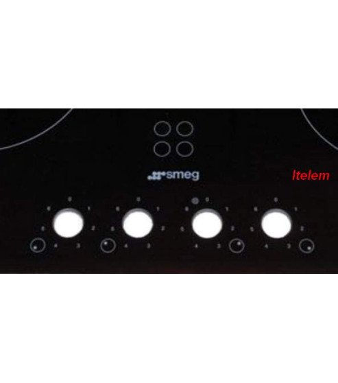 Dessus verre vitroceramique table cuisson Smeg 695615734