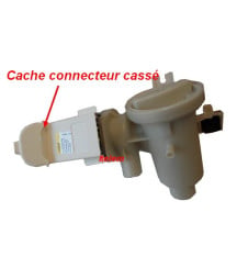 Pompe 484000001051 vidange lave linge Whirlpool casse