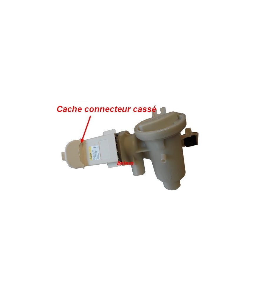Pompe 484000001051 vidange lave linge Whirlpool casse