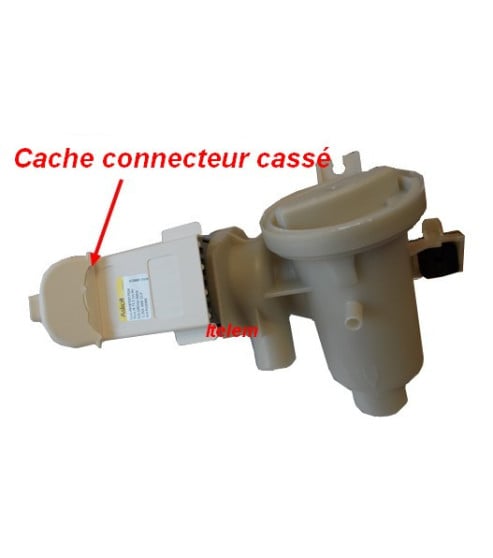 Pompe 484000001051 vidange lave linge Whirlpool casse