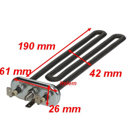 Resistance cuve lave vaisselle Dihr 17201