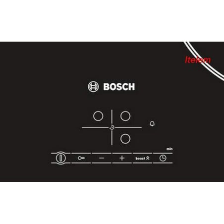 Dessus verre vitrocéramique table induction Bosch 00689675