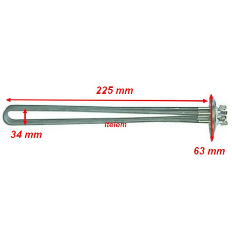 Resistance surchauffeur lave vaisselle  Zanussi 048928
