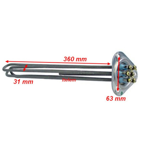 Resistance surchauffeur lave vaisselle Elettrobar REB230083