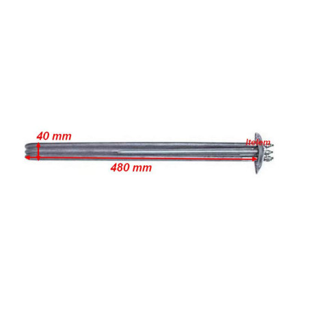 Resistance surchauffeur lave vaisselle professionnel Comenda Hoonved 110343