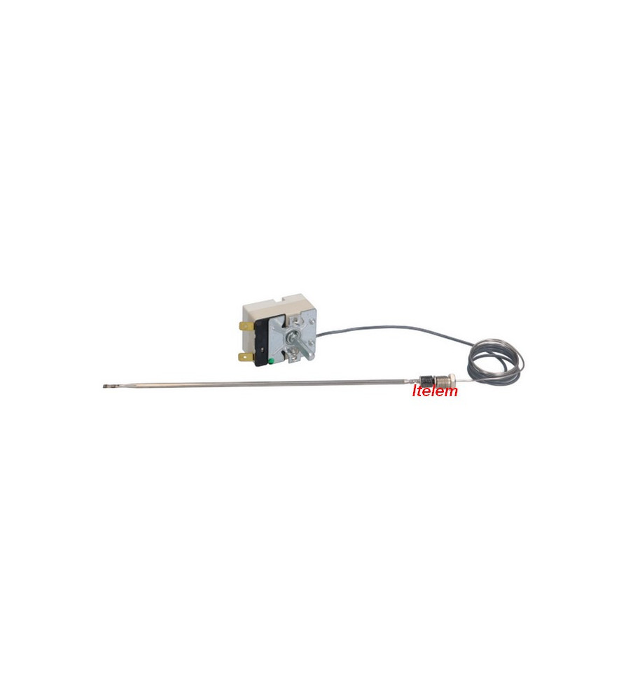 Bouton Thermostat Zerodeko Pour Four Et Friteuse - Contrôle Précis Température 60-200°C - Remplacement Universel Noir