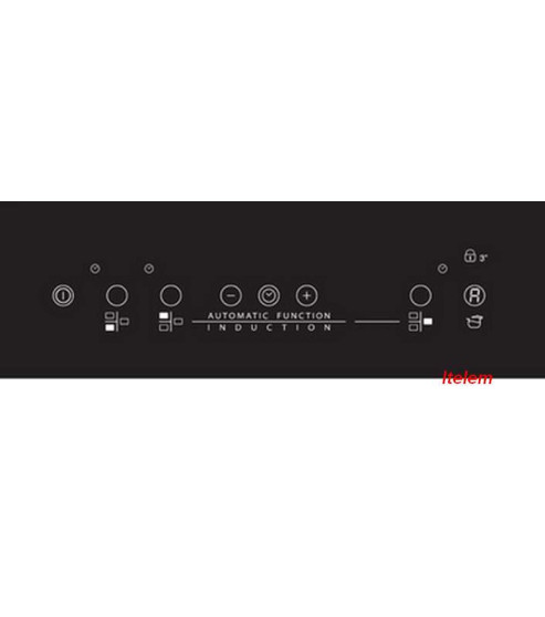 Dessus verre vitrocéramique table induction Whirlpool 481010473121