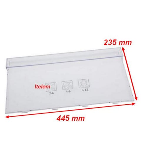 Facade tiroir congelateur refrigerateur Beko 4634610200