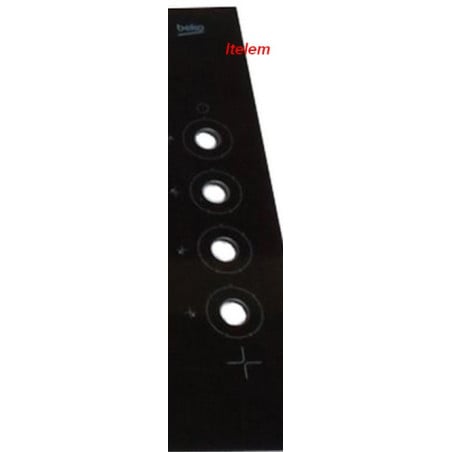 Dessus verre vitroceramique table cuisson Beko 190261696
