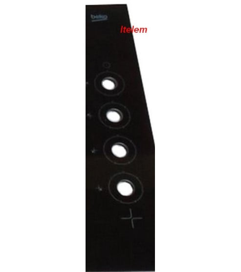Dessus verre vitroceramique table cuisson Beko 190261696