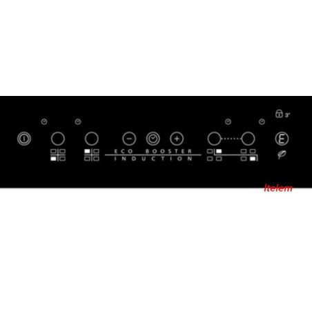 Dessus verre vitroceramique table induction ACM808BA Whirlpool C00380454