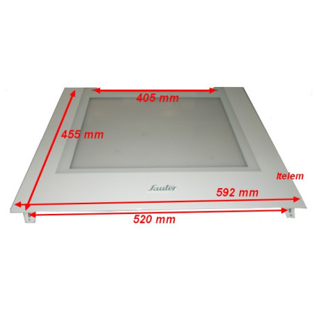 Vitre extérieure four Sauter 70X1690