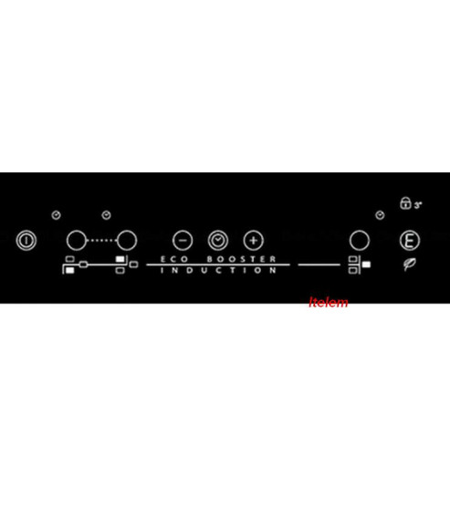 Dessus verre vitroceramique table cuisson ACM788NE Whirlpool 481010596114