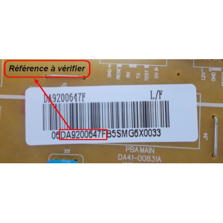 Module de puissance réfrigérateur americain Samsung DA92-00647F