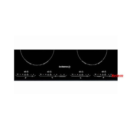 Dessus verre vitroceramique plaque cuisson De Dietrich 74X9821