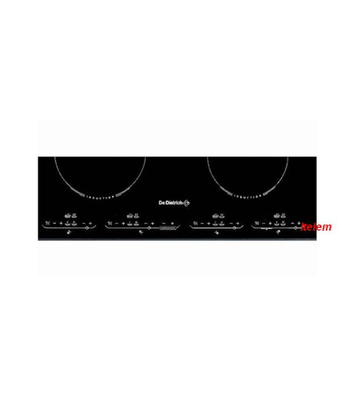 Dessus verre vitroceramique plaque cuisson De Dietrich 74X9821