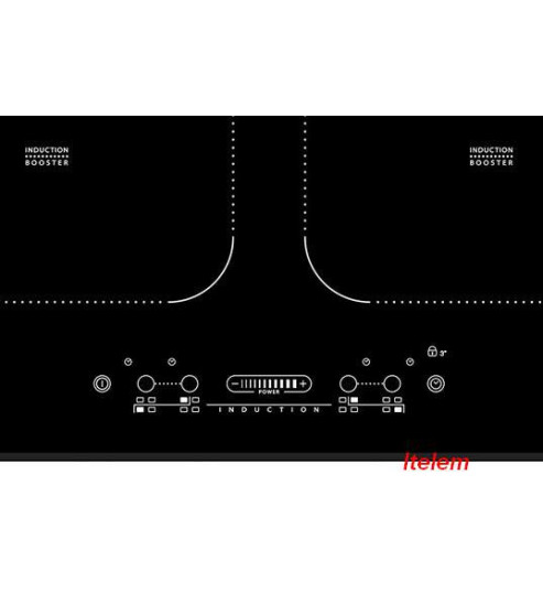 Dessus verre vitroceramique table cuisson ACM828BA Whirlpool 481010577698