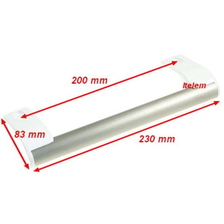 Poignee de porte refrigerateur Whirlpool 480132101115