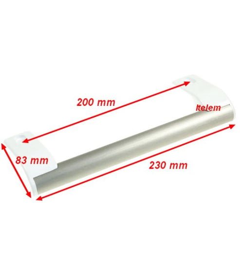 Poignee de porte refrigerateur Whirlpool 480132101115