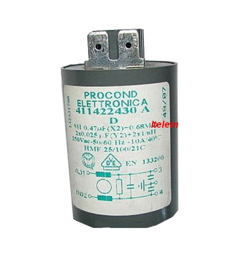 Filtre anti parasites lave-linge Electrolux 411422430