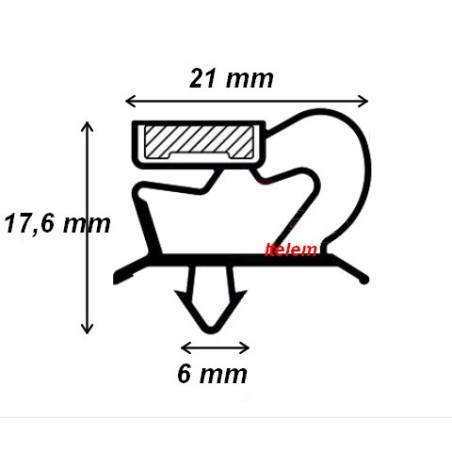 Joint cellule refroidissement Foinox 74001