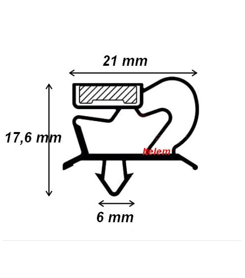 Joint cellule refroidissement Foinox 74001