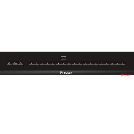Dessus verre vitroceramique table induction PID675N14E Bosch 00682950