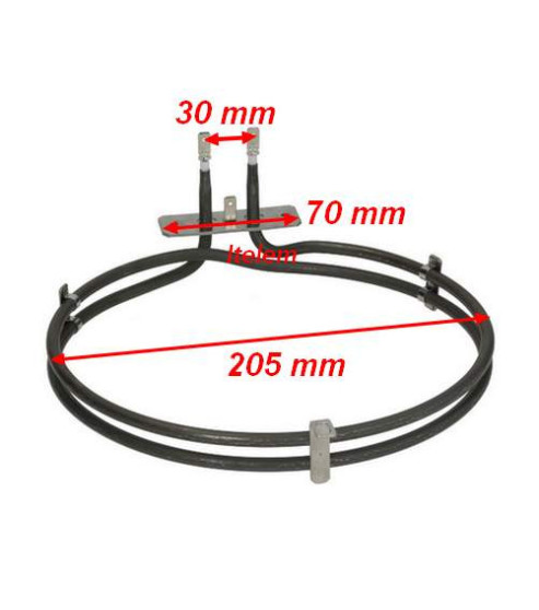 Résistance circulaire 1800W four Beko 262900074