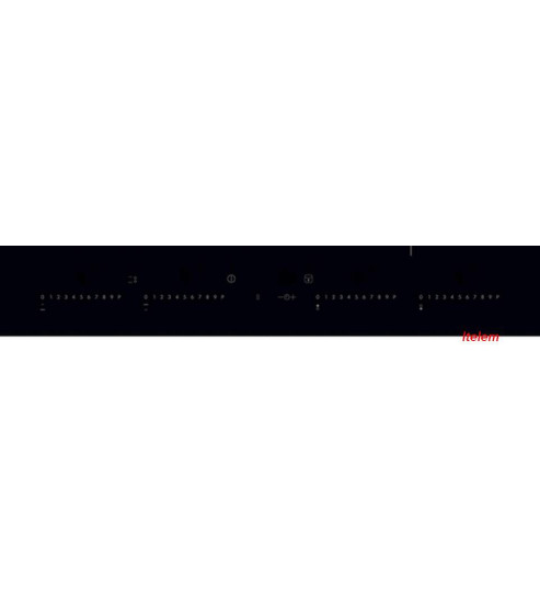 Dessus verre vitroceramique table induction Whirlpool Ikea 481010755899