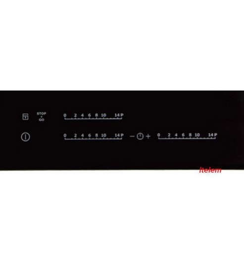 Dessus verre table induction EHD60127P Electrolux 5611820118